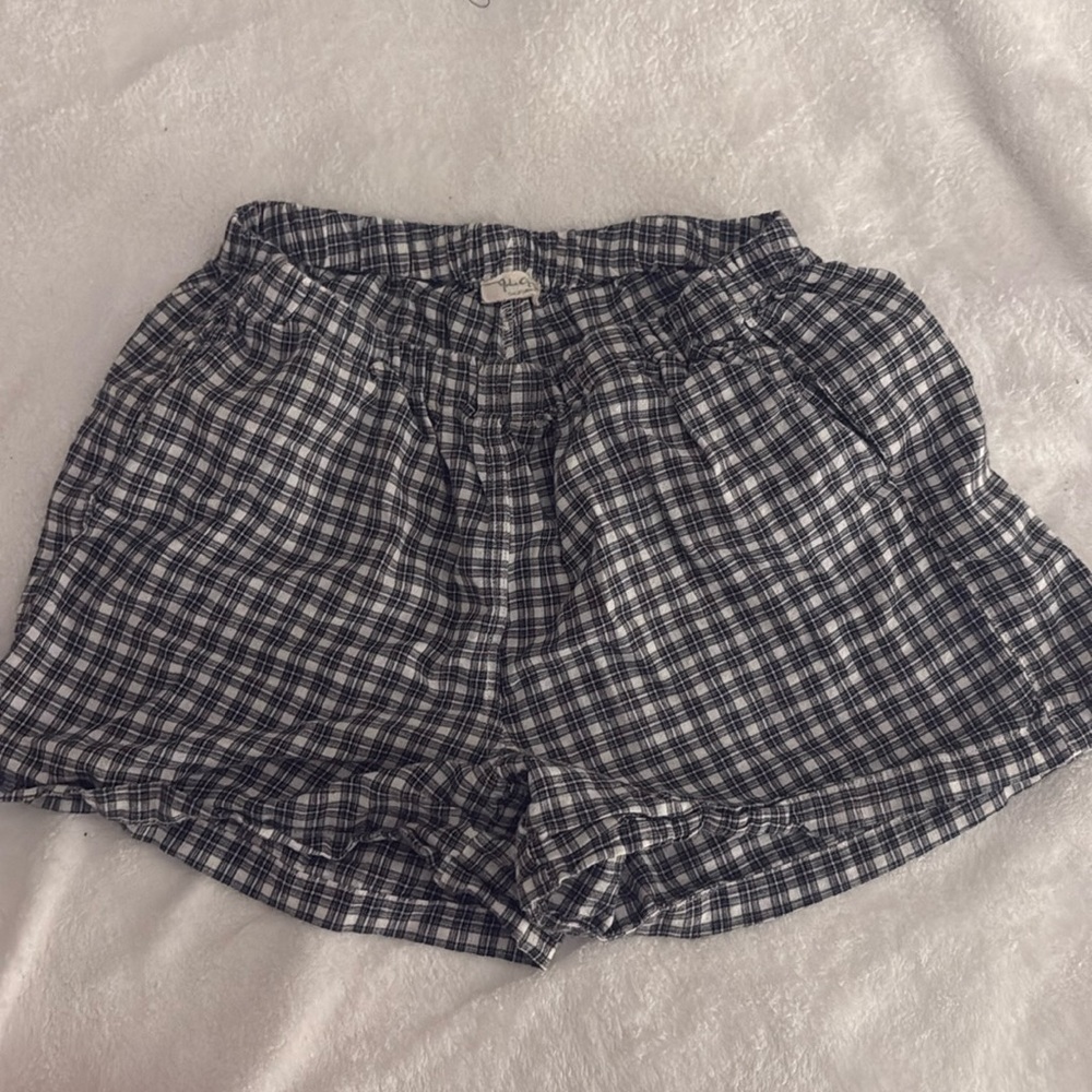 John galt gingham shorts